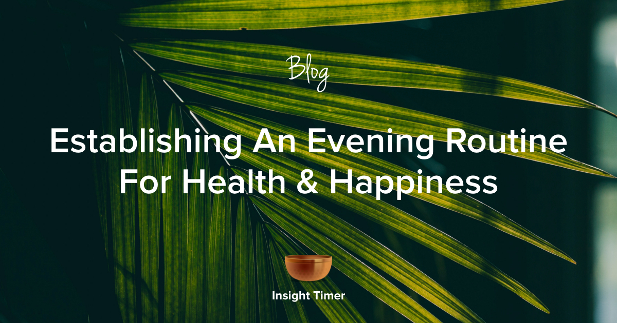 healthy evening routine with workouts