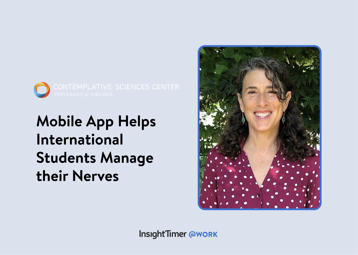 Mobile App Helps International Students Manage their Nerves